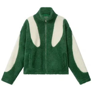 Systemic Fleece Green Jacket